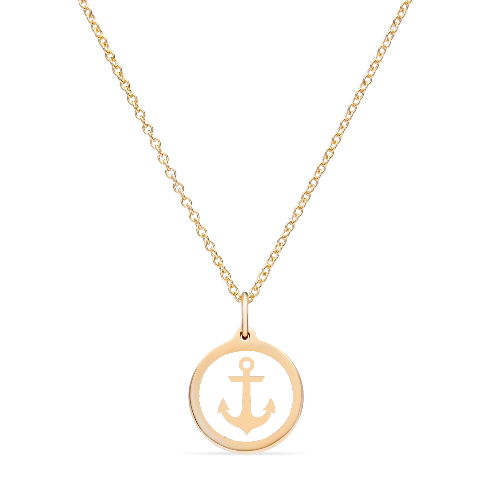 MINI ANCHOR CHARM 14k gold vermeil - Image 3