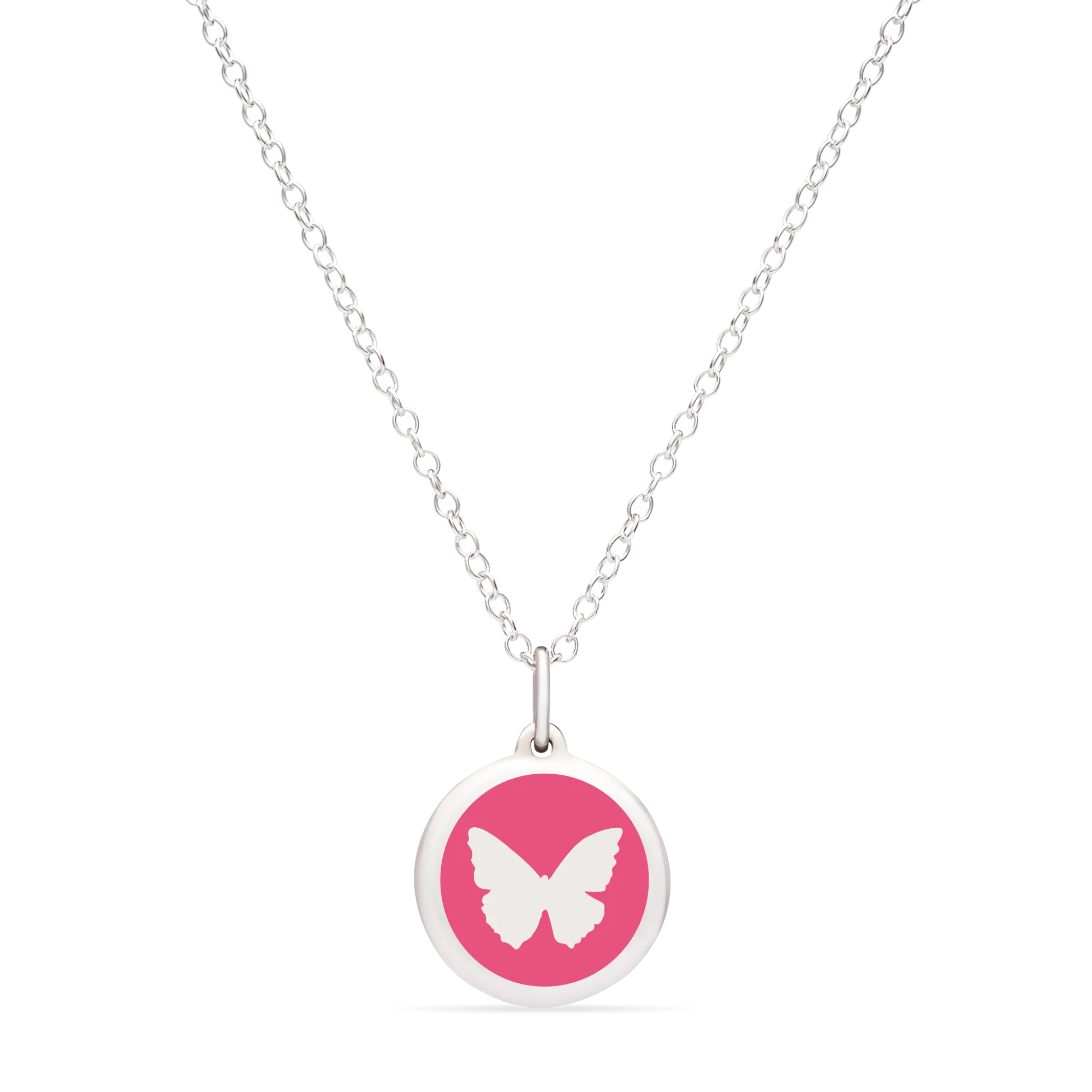MINI BUTTERFLY CHARM sterling silver with rhodium plate - Image 7