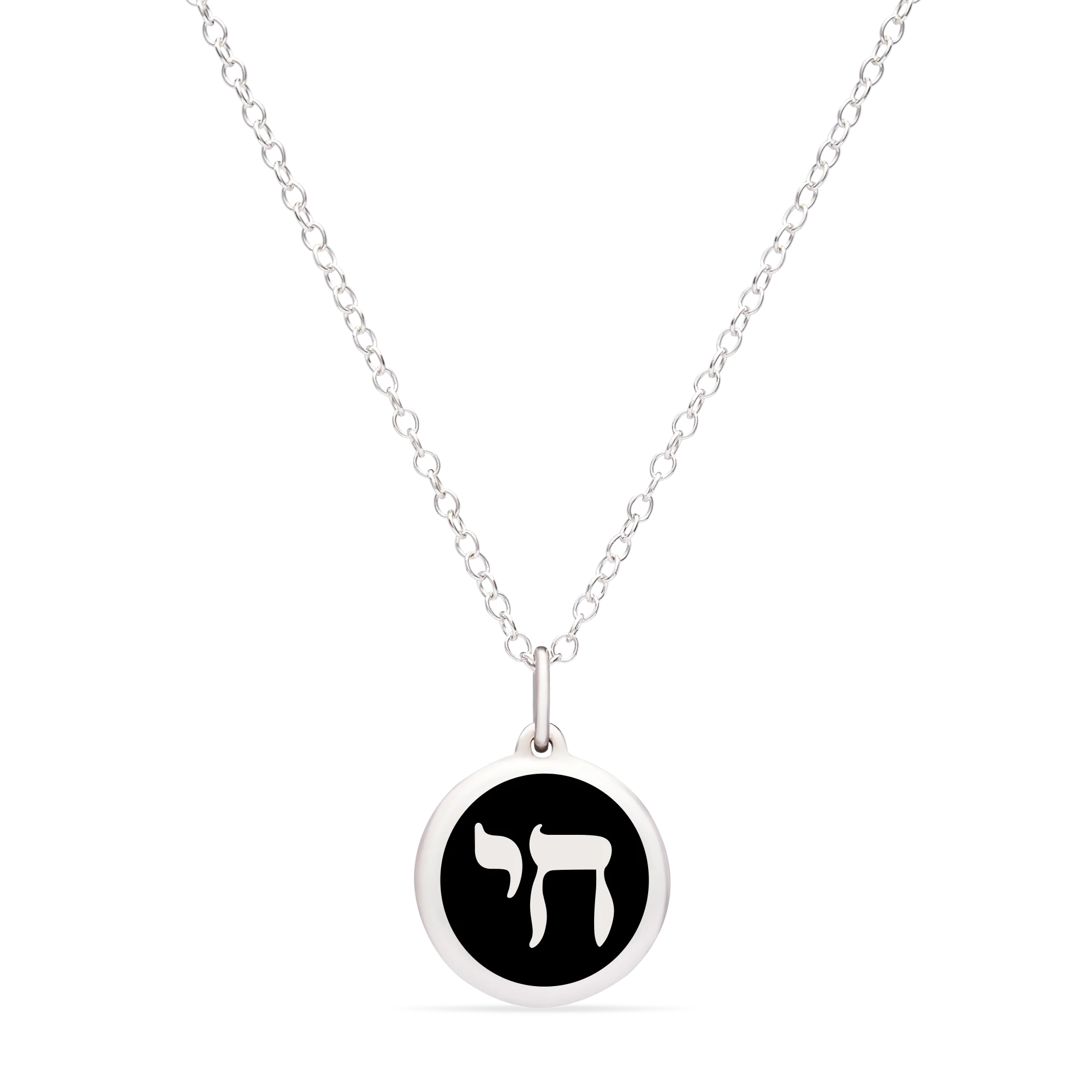 MINI CHAI CHARM sterling silver with rhodium plate - Image 3