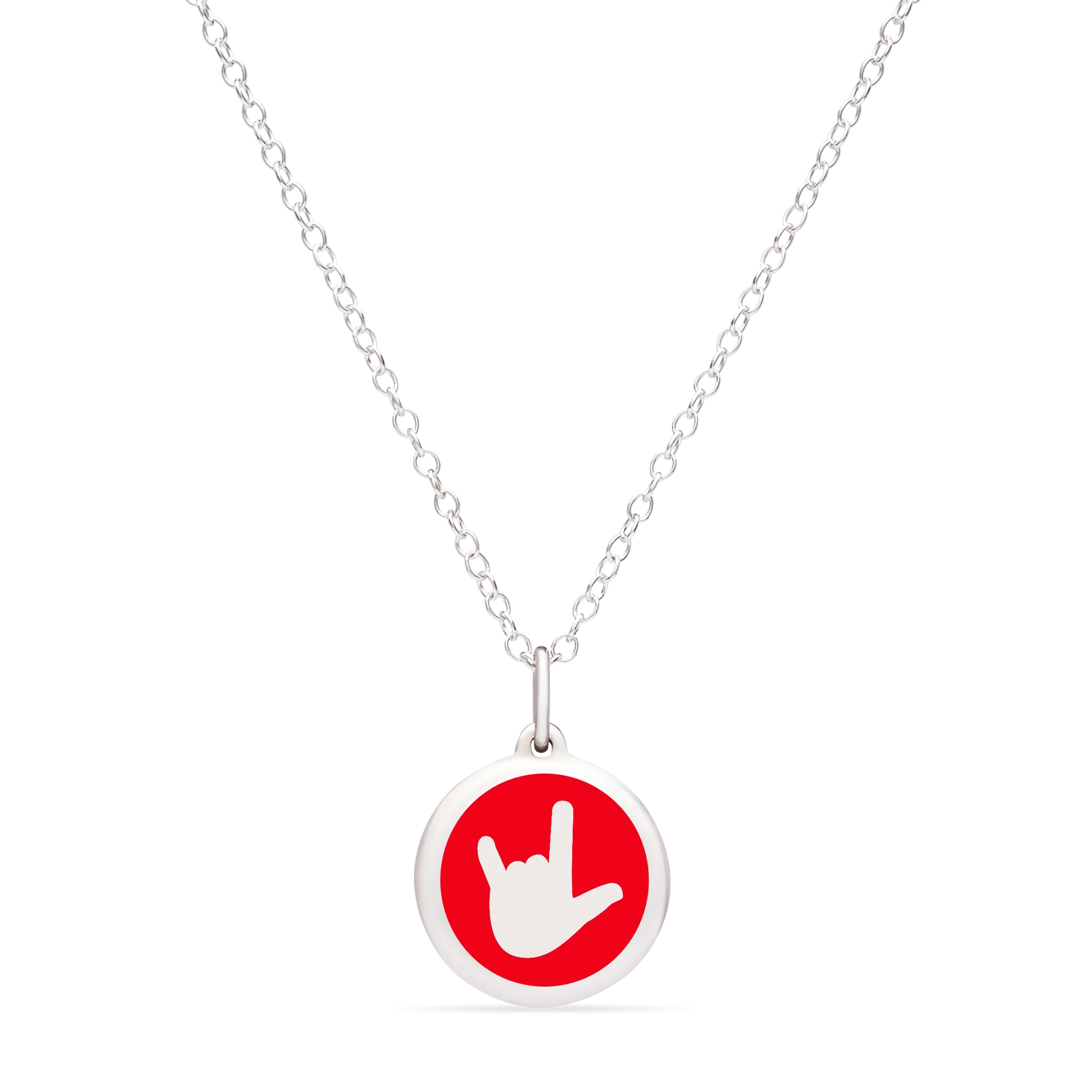 MINI LOVE HANDS CHARM sterling silver with rhodium plate - Image 5
