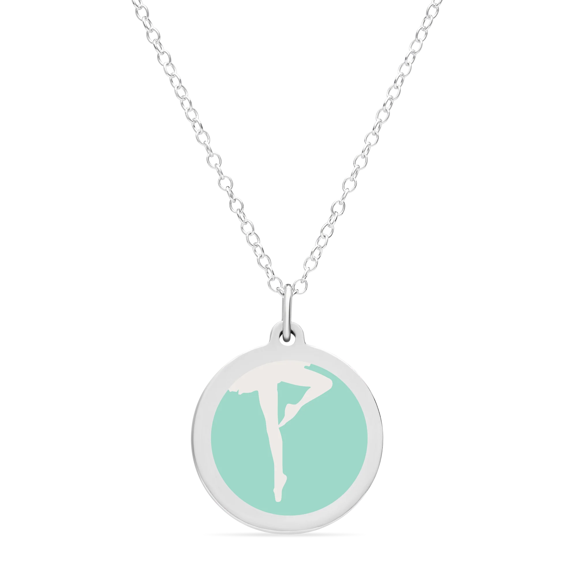 ORIGINAL BALLERINA CHARM in sterling silver with rhodium plate - Image 3