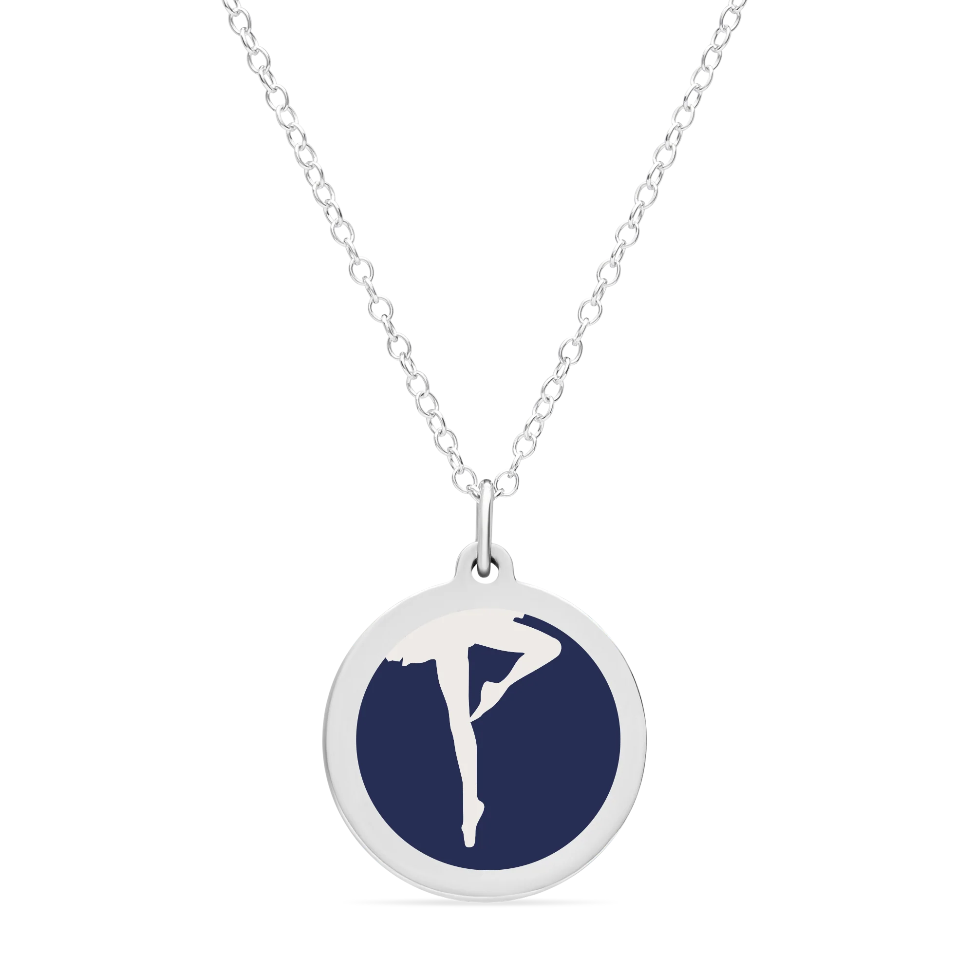 ORIGINAL BALLERINA CHARM in sterling silver with rhodium plate - Image 4