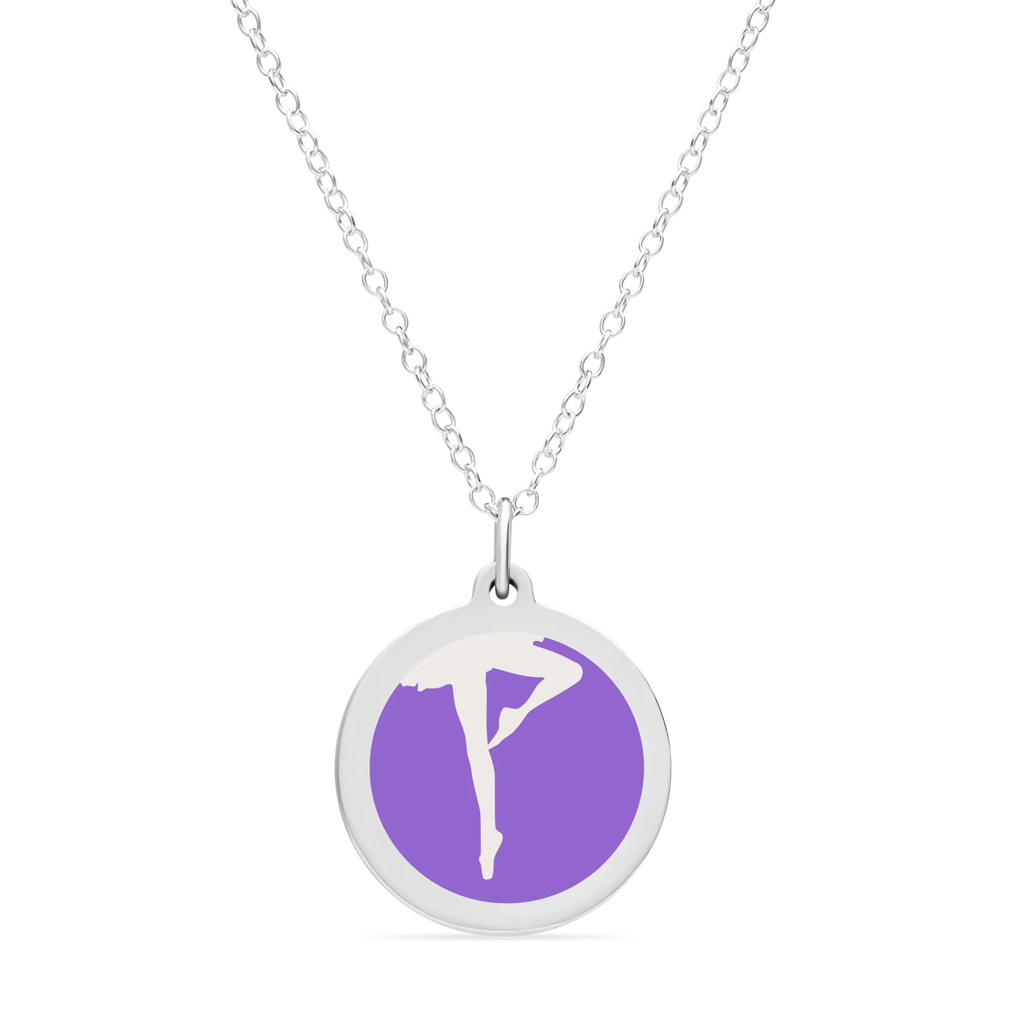 ORIGINAL BALLERINA CHARM in sterling silver with rhodium plate - Image 5