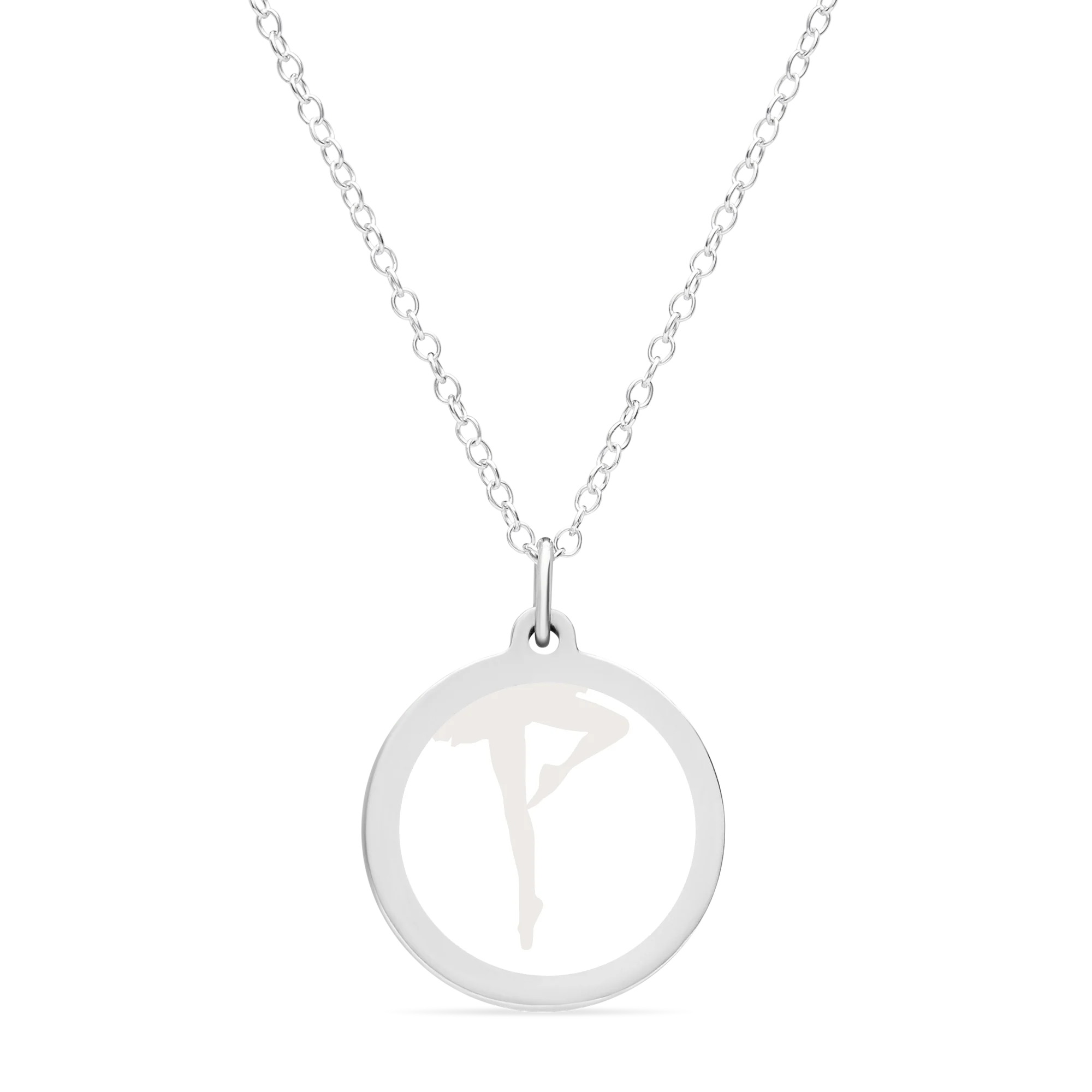 ORIGINAL BALLERINA CHARM in sterling silver with rhodium plate - Image 6