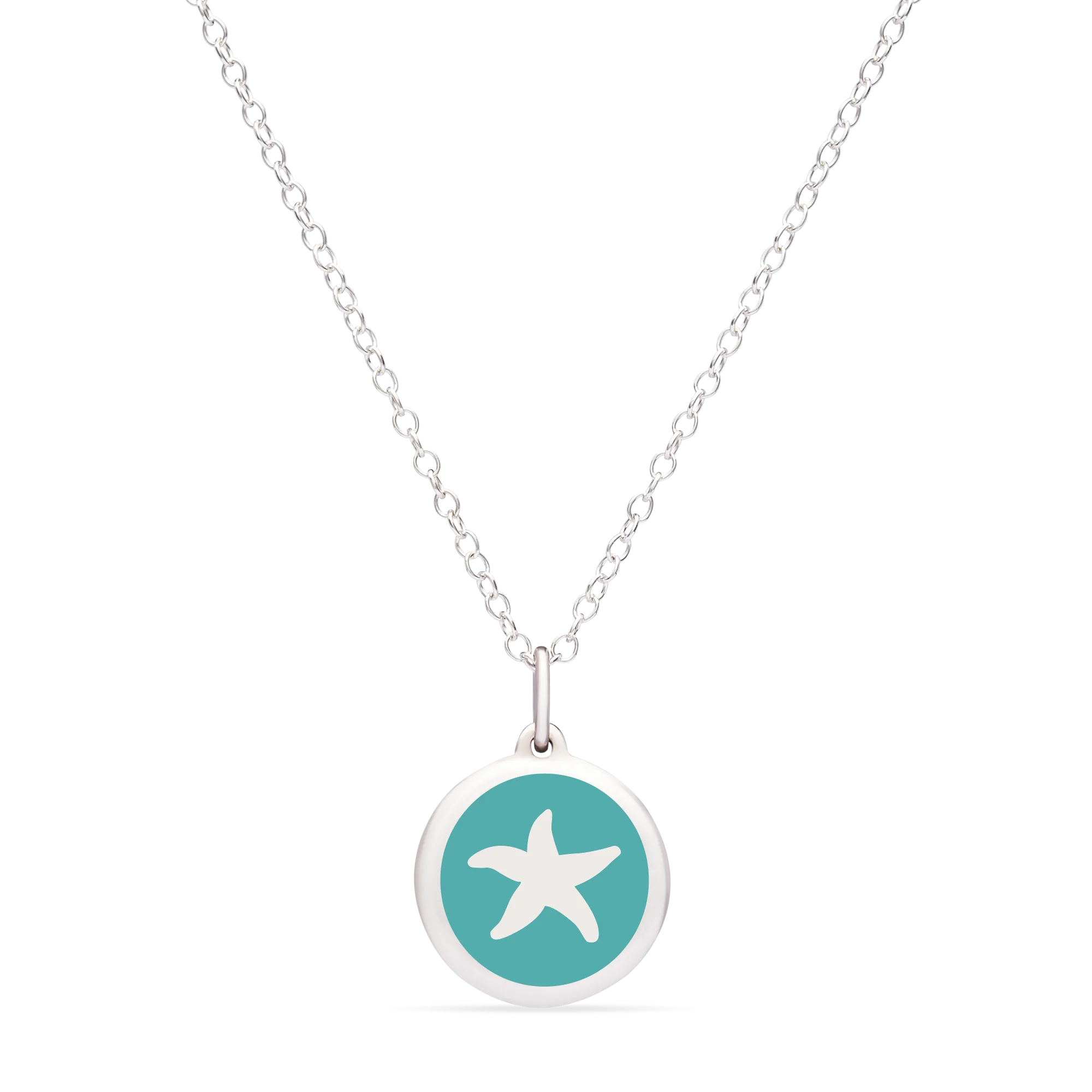 MINI STARFISH CHARM sterling silver with rhodium plate - Image 7